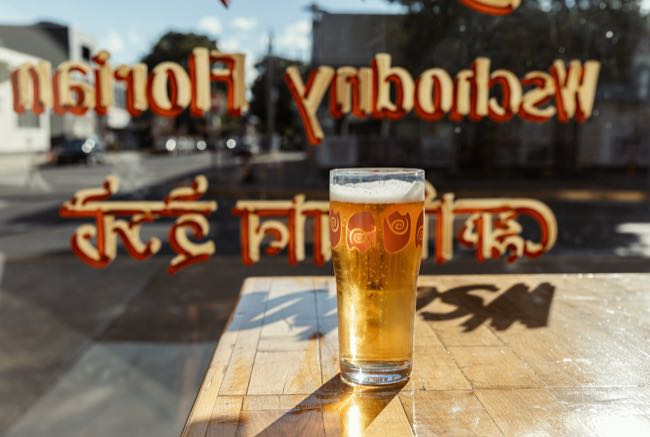 Florian East opened in Hamtramck after eighty years without a brewery and put the name on the front in seven languages