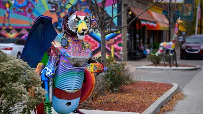 Five alebrijes now live on Bagley