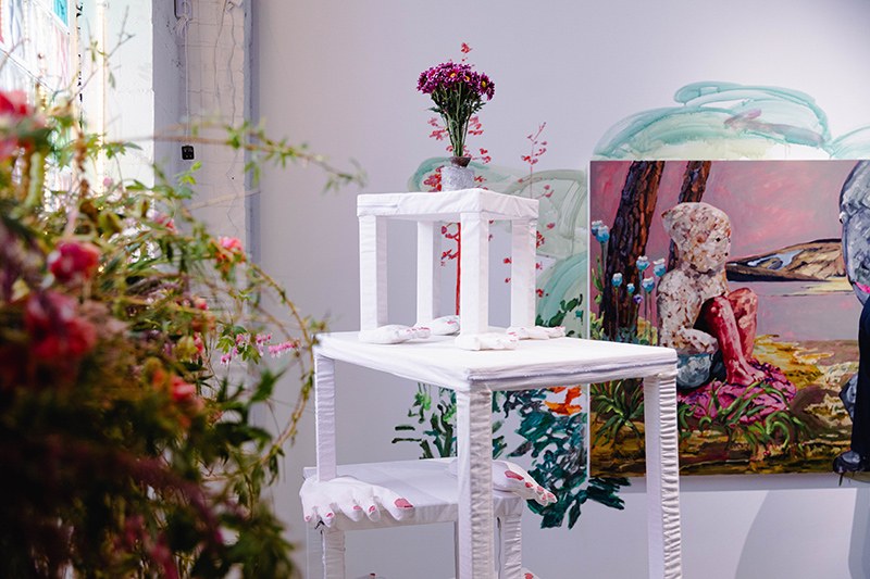 Buffalo Prescott's 'Vernal 2026' fills its Detroit residency with wheatgrass rabbits and a buckwheat snake