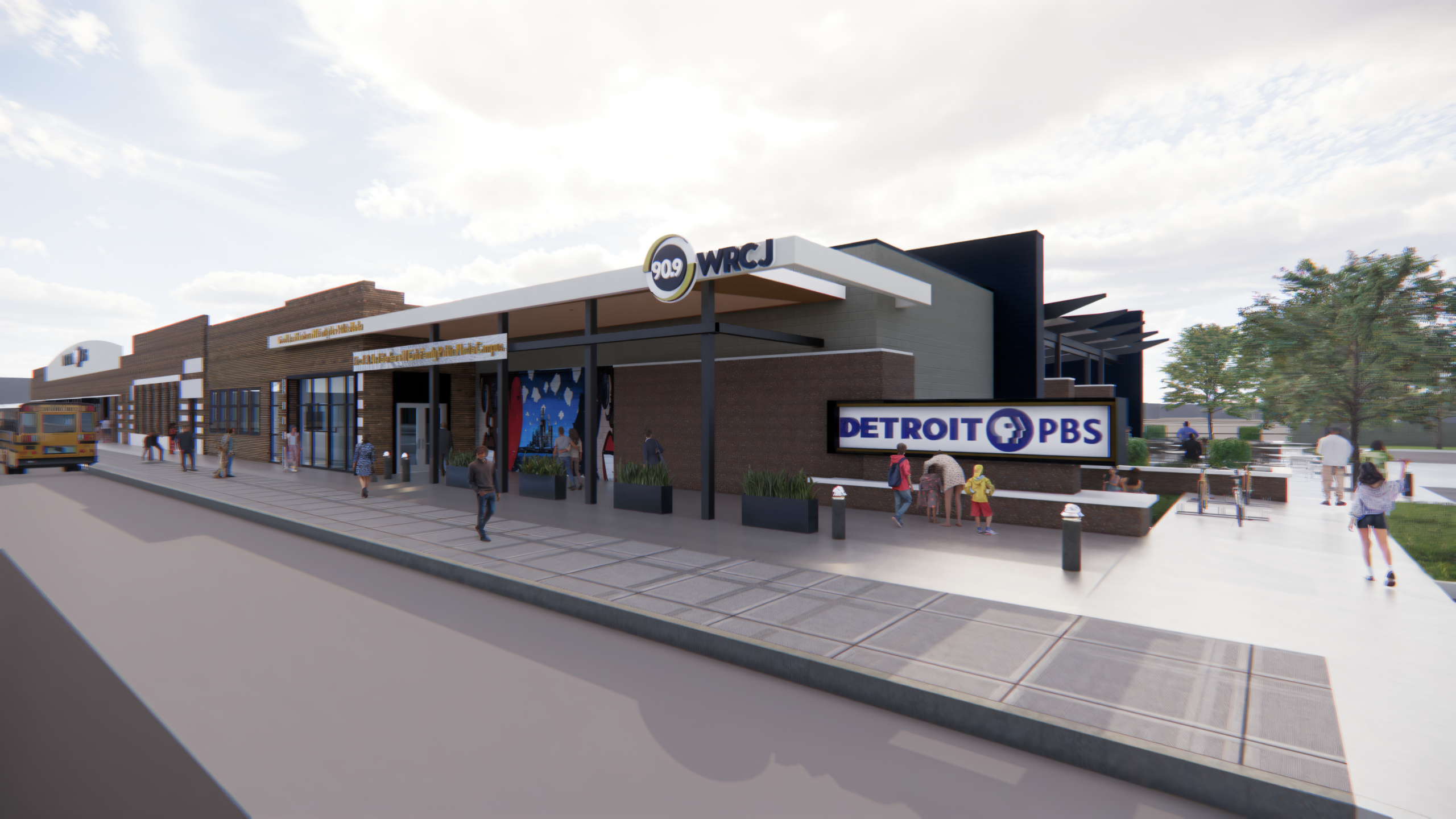 Detroit PBS and 90.9 WRCJ break ground on the Erb Campus