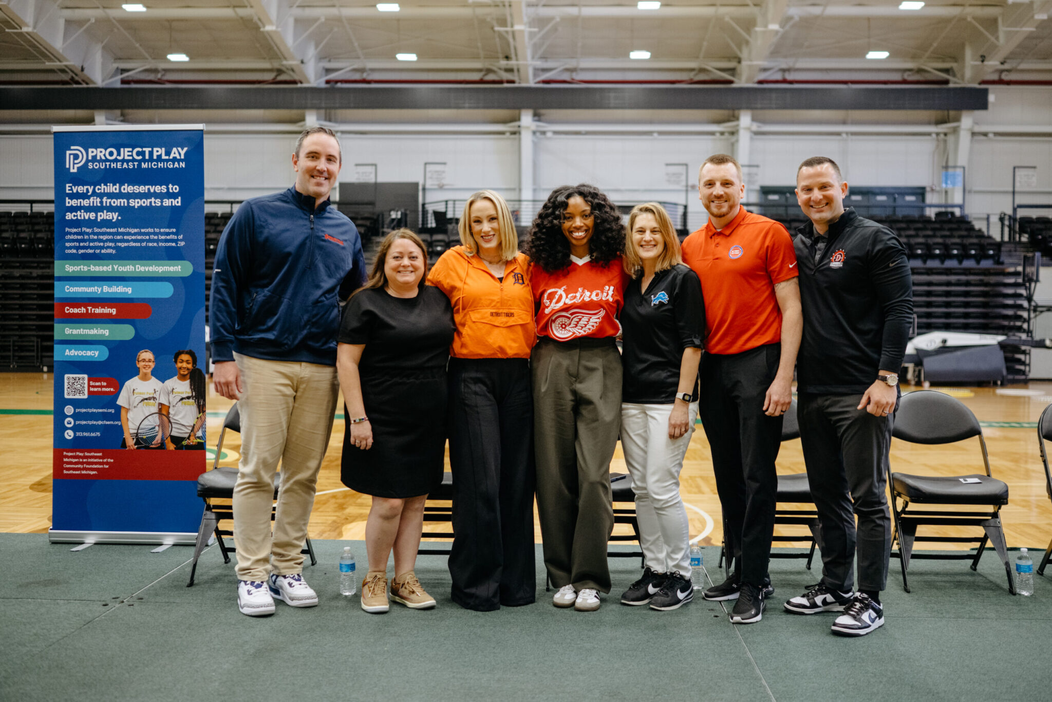 Detroit's four pro teams line up behind a shared youth sports standard
