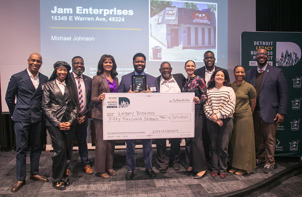 Detroit awards $310,000 to 30 legacy businesses, with the biggest grant to a silk screening shop